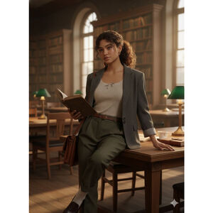 Women's Ralph Lauren 100% Cotton Beige Ribbed Tank Top L Academia Preppy